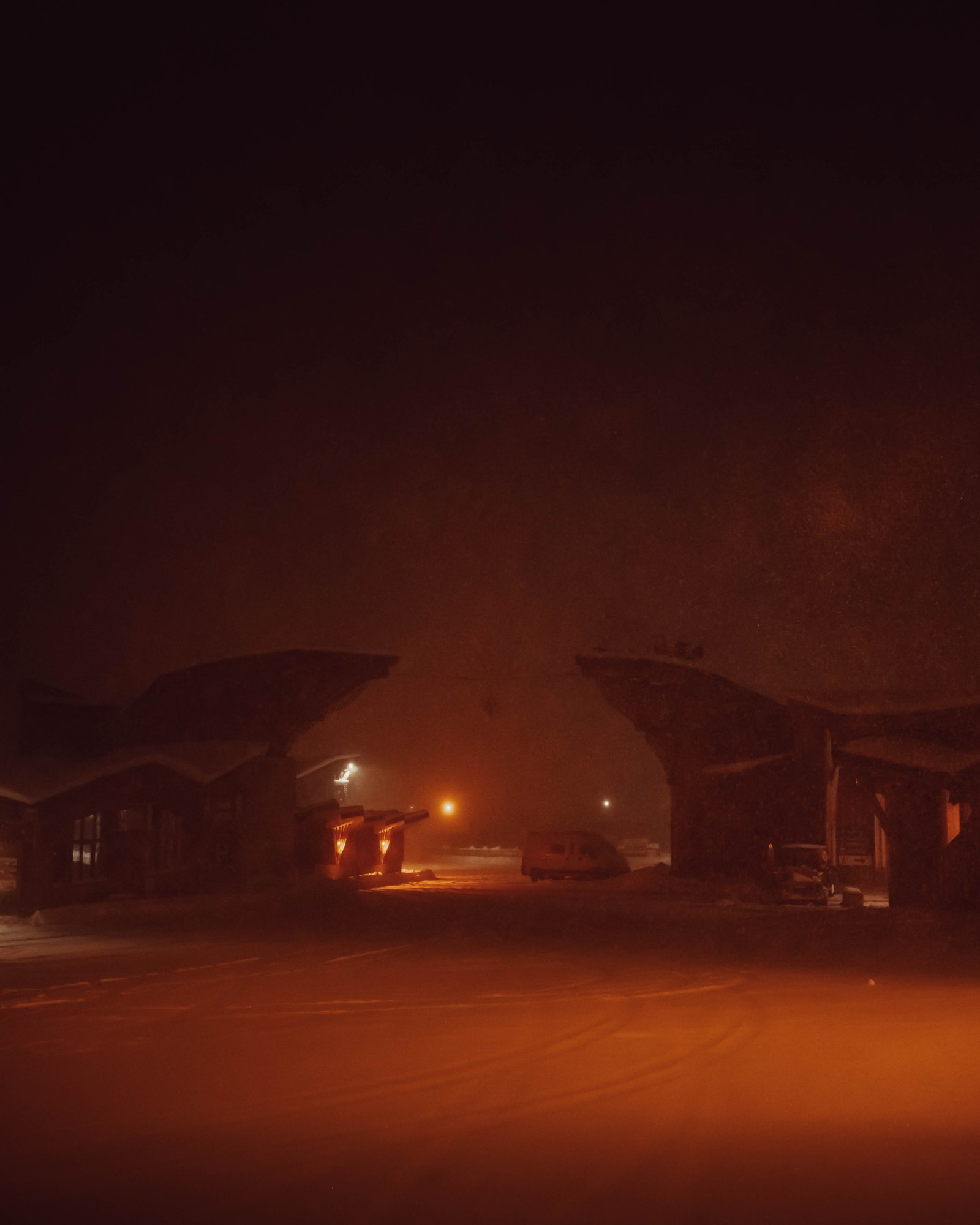 Avoriaz dans la tempête — Avoriaz
